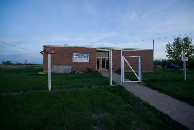 Former school building now Concrete Jungle business